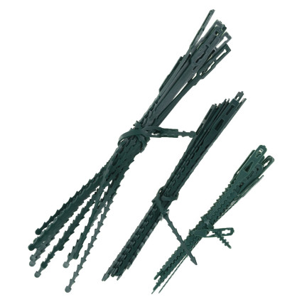 Kabelbinder für Pflanzen, Gartenklammern, Klammern, Kletterpflanzenklammern, 45 Stück