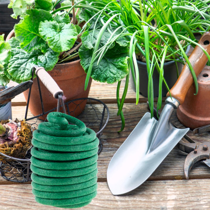 Schaumstoffbeschichteter Draht, für den Garten, für Blumen und Pflanzen, 5 m