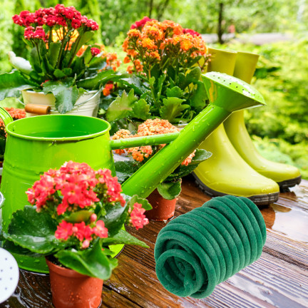 Schaumstoffbeschichteter Draht, für den Garten, für Blumen und Pflanzen, 5 m