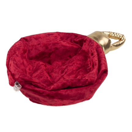 TG81471-3 Rote Weihnachtskugel aus Stoff, aufblasbar
