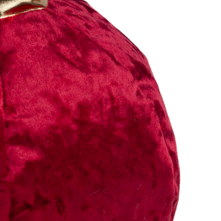 TG81471-3 Rote Weihnachtskugel aus Stoff, aufblasbar