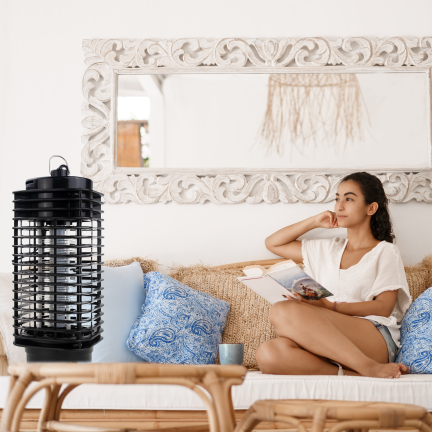 TG81527 Elektrische Insektenlampe, 20 m², gegen Mücken, Fliegen und Schnaken