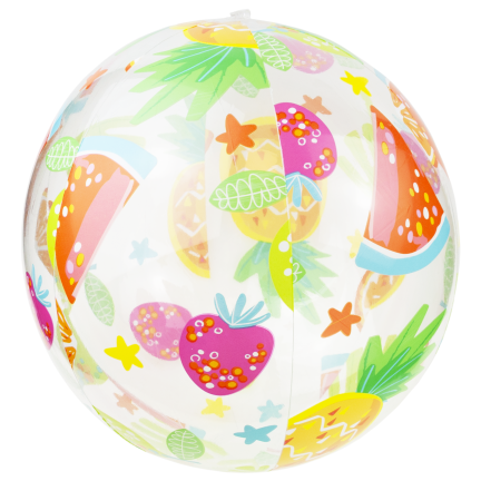 TG81879-2 Buntes, durchsichtiges aufblasbares Strandball für Kinder – Schwimmbad, Strand