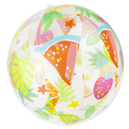 TG81879-2 Buntes, durchsichtiges aufblasbares Strandball für Kinder – Schwimmbad, Strand