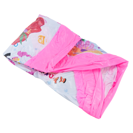 TG81881-1 Aufblasbares Kinderplanschbecken, blau, mit buntem, rosa Boden