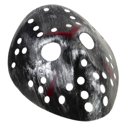 TG83753 Halloween-Horror-Maske „Freitag, der 13.“ – schwarz