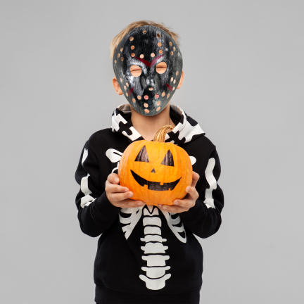 TG83753 Halloween-Horror-Maske „Freitag, der 13.“ – schwarz