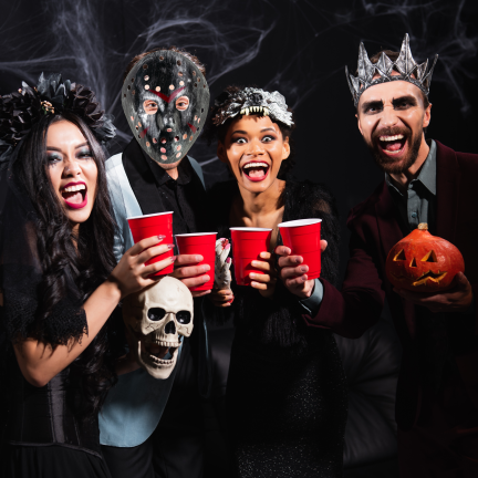 TG83753 Halloween-Horror-Maske „Freitag, der 13.“ – schwarz
