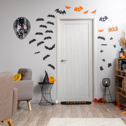 TG83753 Halloween-Horror-Maske „Freitag, der 13.“ – schwarz