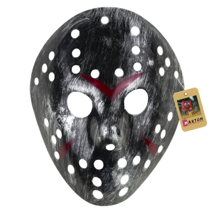 TG83753 Halloween-Horror-Maske „Freitag, der 13.“ – schwarz