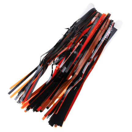 TG83766 Dekorativer Halloween-Vorhang in Schwarz und Orange