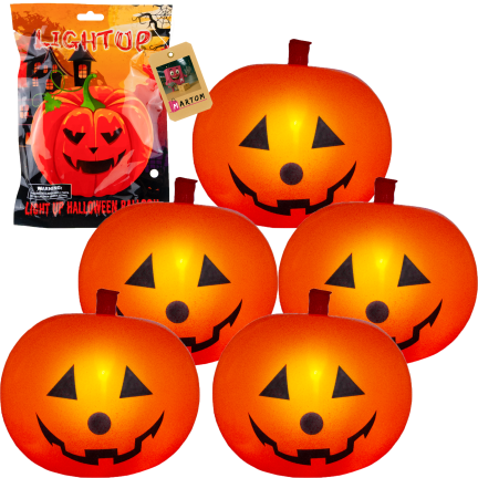 TG83793 LED-Luftballons, 5 Stück/Set, Halloween