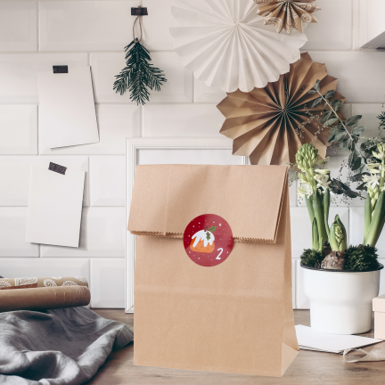 TG83939 Adventsverpackungen – Adventskalender + 24 Aufkleber