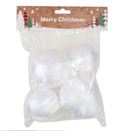 TG83992 DIY-Weihnachtskugeln, 4 Stück