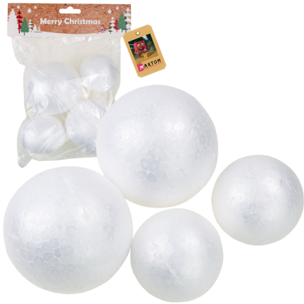 TG83992 DIY-Weihnachtskugeln, 4 Stück