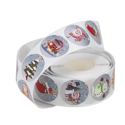 TG84246 Weihnachtsaufkleber für Weihnachtsgeschenke, 500 Stück