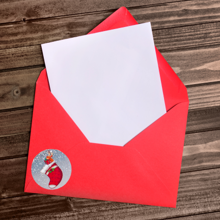 TG84246 Weihnachtsaufkleber für Weihnachtsgeschenke, 500 Stück