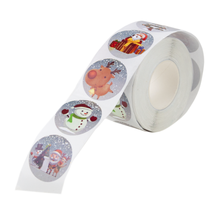 TG84246 Weihnachtsaufkleber für Weihnachtsgeschenke, 500 Stück