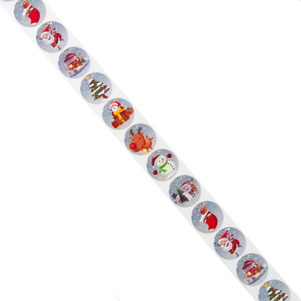 TG84246 Weihnachtsaufkleber für Weihnachtsgeschenke, 500 Stück