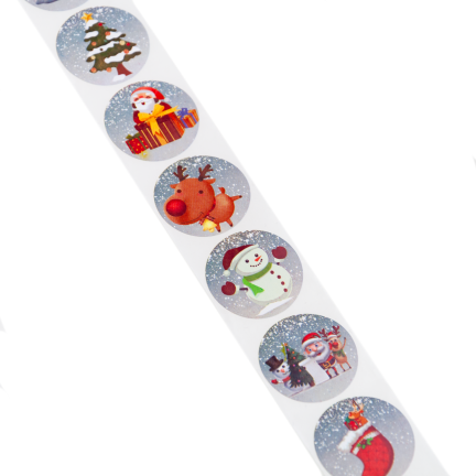 TG84246 Weihnachtsaufkleber für Weihnachtsgeschenke, 500 Stück