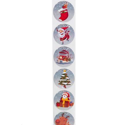 TG84246 Weihnachtsaufkleber für Weihnachtsgeschenke, 500 Stück