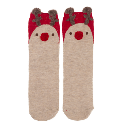 TG84248 Socken mit Rentiermotiv