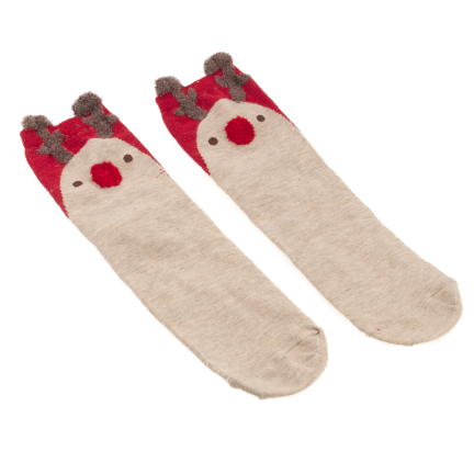 TG84248 Socken mit Rentiermotiv
