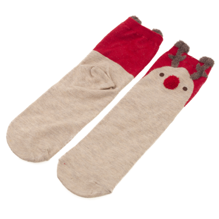 TG84248 Socken mit Rentiermotiv