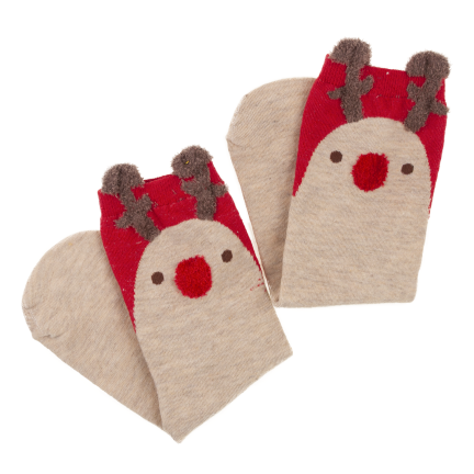 TG84248 Socken mit Rentiermotiv