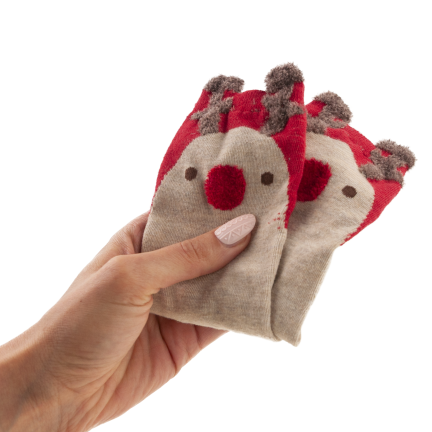 TG84248 Socken mit Rentiermotiv