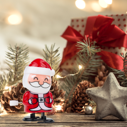 TG84250 – Aufziehspielzeug: Laufender Weihnachtsmann