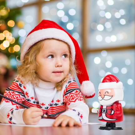 TG84250 – Aufziehspielzeug: Laufender Weihnachtsmann