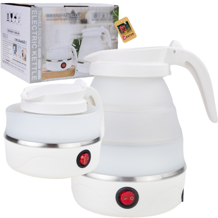 TG84380 – zusammenklappbarer elektrischer Reisewasserkocher, 600 ml, 600 W