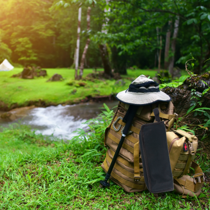 Zusammenklappbarer Reisestuhl, Angelstuhl, für Camping und Zelten, schwarz, 1 Stück
