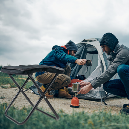 Zusammenklappbarer Reisestuhl, Angelstuhl, für Camping und Zelten, schwarz, 1 Stück
