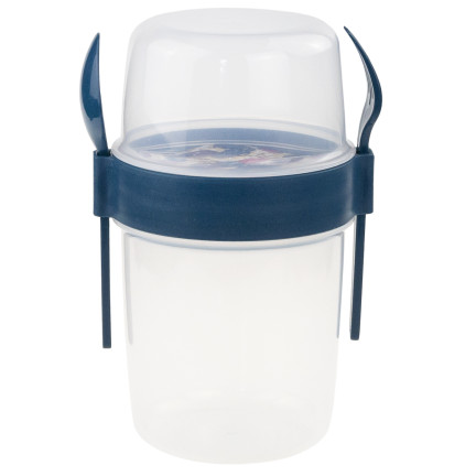 TIT-9453 MÜSLI-LUNCH-BEHÄLTER MIT BESTECK 1100ML