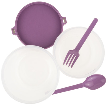 TIT-9453 MÜSLI-LUNCH-BEHÄLTER MIT BESTECK 1100ML