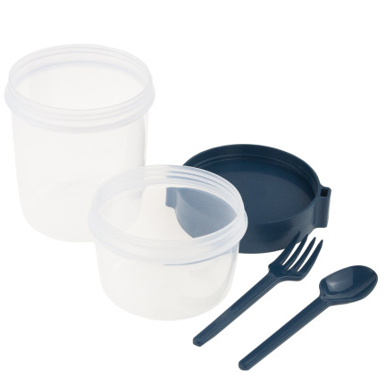 TIT-9453 MÜSLI-LUNCH-BEHÄLTER MIT BESTECK 1100ML
