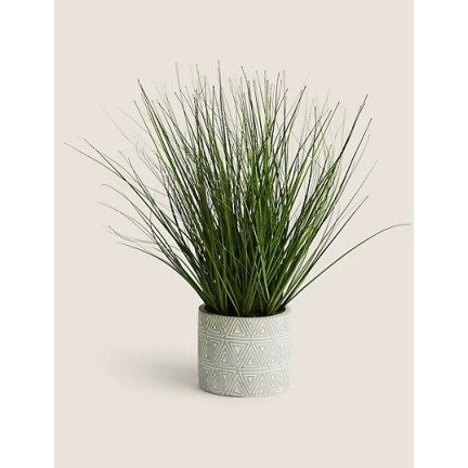 CV14611 KUNSTGRAS IN EINEM 60CM GROSSEN TOPF WIE EIN LEBENDIGES GRAS