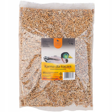 Entenfutter, Winterfutter für Vögel, Futtermischung mit Sonnenblumenkernen, 1 kg