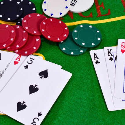 ZW33 Poker-Set, 200-teilig, mit Spielmatte und Texas-Karten