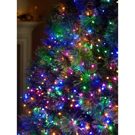LM100 Weihnachtsbaumbeleuchtung, 100 LED, mehrfarbig, 8 Leuchtmodi