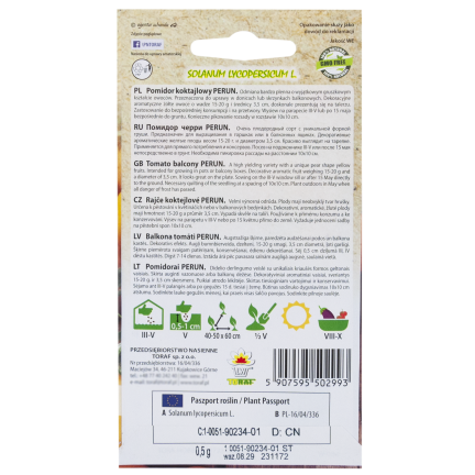 W2993 GEMAHLENE KIRSCHTOMATE HOCH PERUN 0,5G SAMEN PRODUKTIV