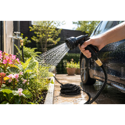 TG56056 flexibler Gartenschlauch 22,5m Pistole