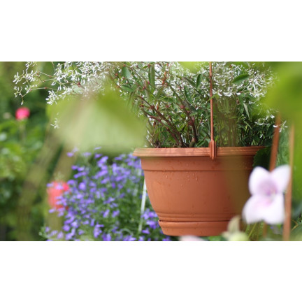 DAGW1-R624 HÄNGEBALKON PRODUKTIONSTEICH, rund mit Haken für Blumen