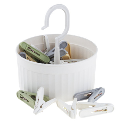 WUI6308 CLIPS BADETUCH CLIPS KORB SET