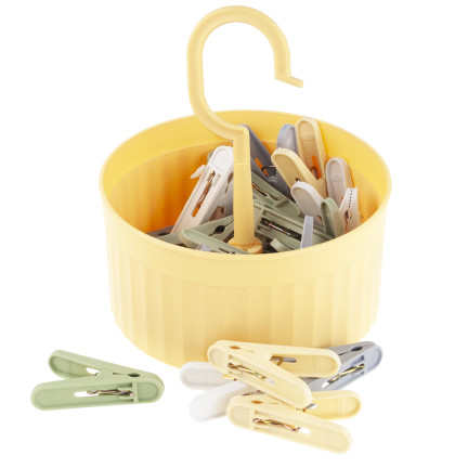 WUI6308 CLIPS BADETUCH CLIPS KORB SET