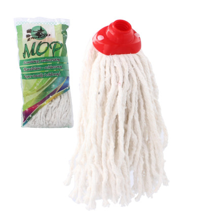 CHOM0032 BAUMWOLL-FADENMOPP MIT UNIVERSAL-MOPPSPITZE MIT GEWINDE
