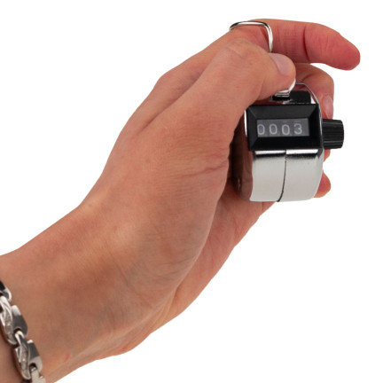 ZW22 CLICKER CLICKER MANUELL MECHANISCHER ZÄHLER ANALOGER SCHRITTZÄHLER ZUM ZÄHLEN