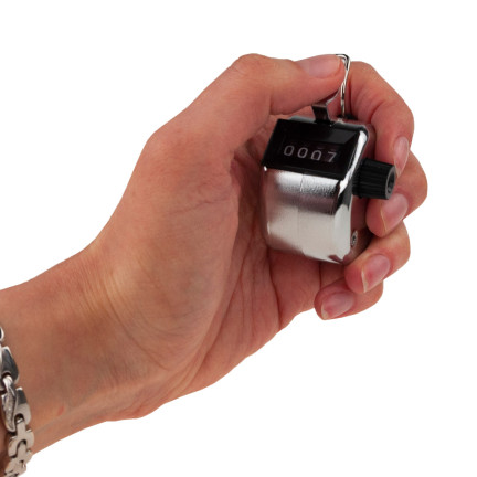 ZW22 CLICKER CLICKER MANUELL MECHANISCHER ZÄHLER ANALOGER SCHRITTZÄHLER ZUM ZÄHLEN